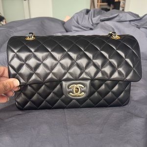 Chanel Classic Double Flap Bag Quilted Lambskin Medium